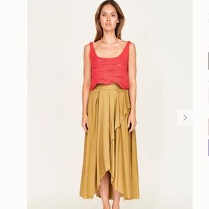 Mirth Singapore Skirt in Dijon - Small - NWOT